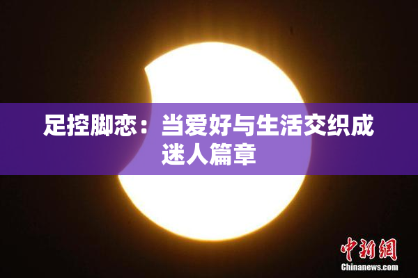 足控脚恋：当爱好与生活交织成迷人篇章
