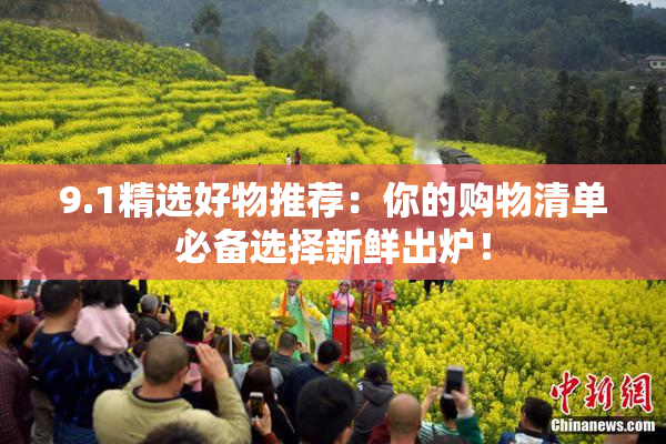 9.1精选好物推荐：你的购物清单必备选择新鲜出炉！
