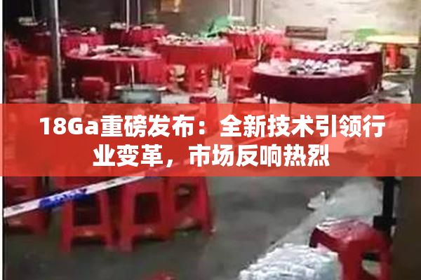 18Ga重磅发布：全新技术引领行业变革，市场反响热烈