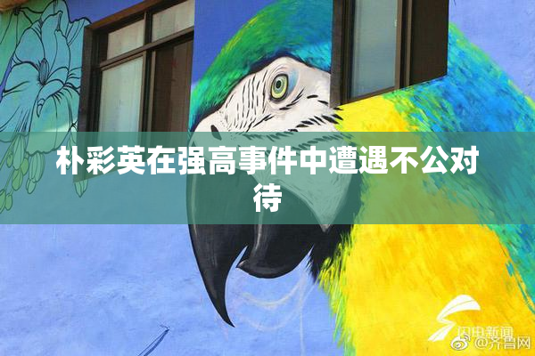 朴彩英在强高事件中遭遇不公对待
