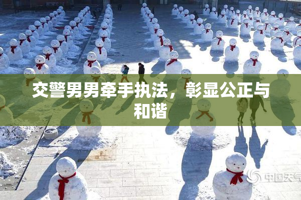 交警男男牵手执法，彰显公正与和谐