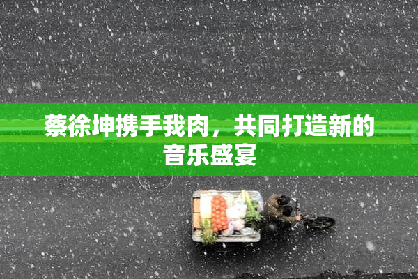 蔡徐坤携手我肉，共同打造新的音乐盛宴
