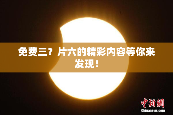 免费三？片六的精彩内容等你来发现！