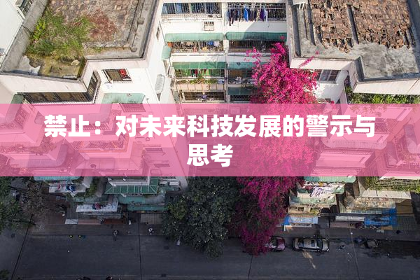 禁止：对未来科技发展的警示与思考