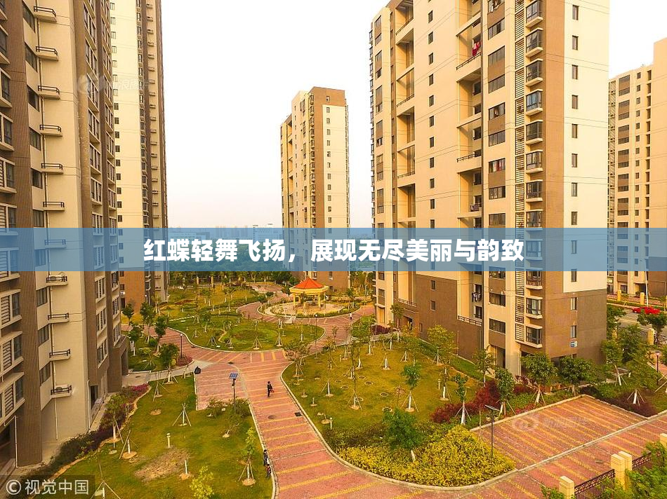 红蝶轻舞飞扬，展现无尽美丽与韵致