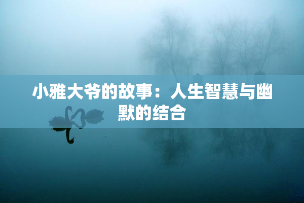 小雅大爷的故事：人生智慧与幽默的结合