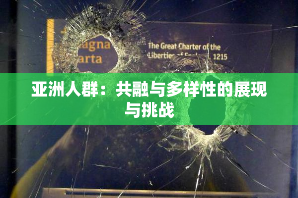 亚洲人群：共融与多样性的展现与挑战