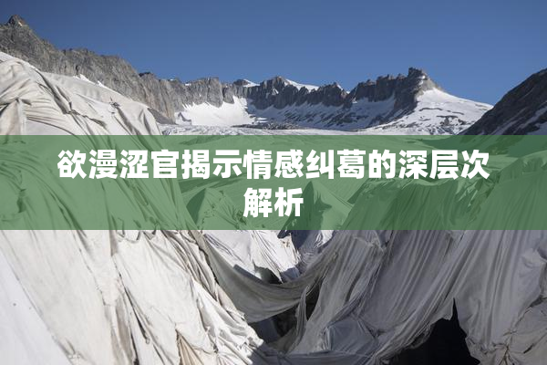 欲漫涩官揭示情感纠葛的深层次解析