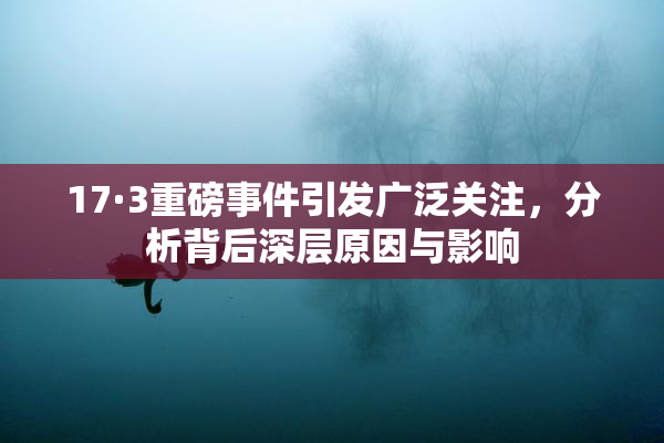 17·3重磅事件引发广泛关注，分析背后深层原因与影响