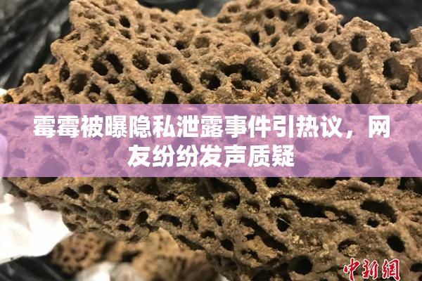 霉霉被曝隐私泄露事件引热议，网友纷纷发声质疑