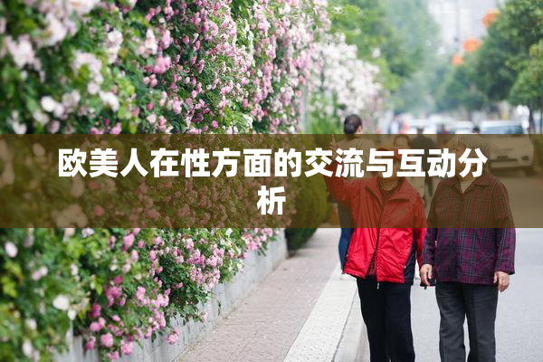 欧美人在性方面的交流与互动分析