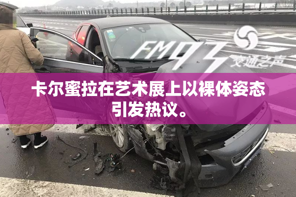 卡尔蜜拉在艺术展上以裸体姿态引发热议。