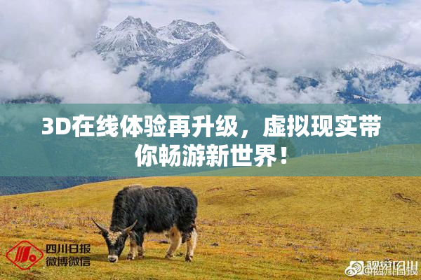 3D在线体验再升级，虚拟现实带你畅游新世界！