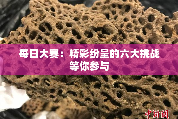 每日大赛：精彩纷呈的六大挑战等你参与