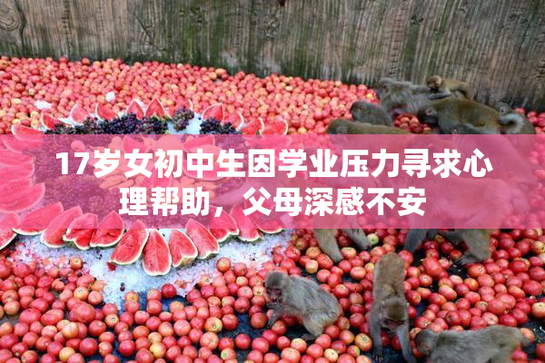 17岁女初中生因学业压力寻求心理帮助，父母深感不安