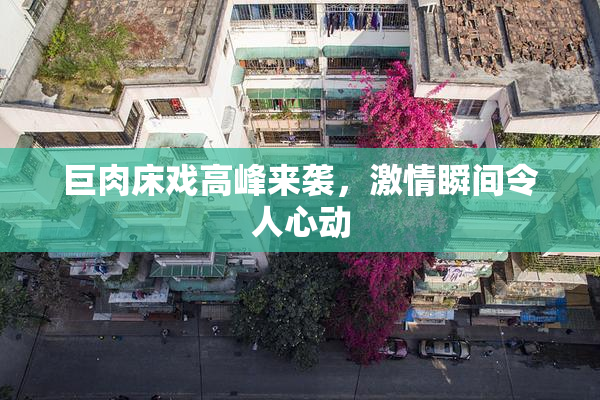 巨肉床戏高峰来袭，激情瞬间令人心动