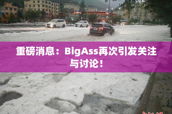 重磅消息：BigAss再次引发关注与讨论！