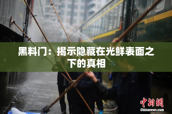 黑料门：揭示隐藏在光鲜表面之下的真相