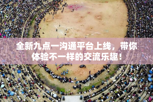 全新九点一沟通平台上线，带你体验不一样的交流乐趣！