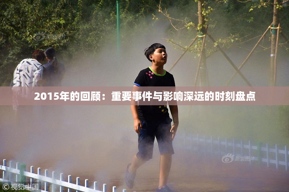 2015年的回顾：重要事件与影响深远的时刻盘点