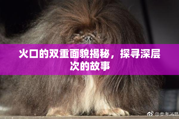 火口的双重面貌揭秘，探寻深层次的故事