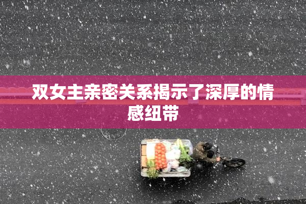 双女主亲密关系揭示了深厚的情感纽带