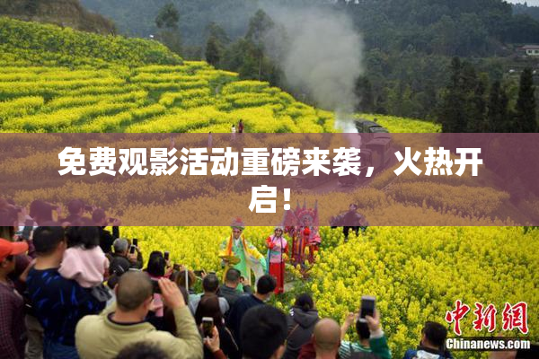 免费观影活动重磅来袭，火热开启！