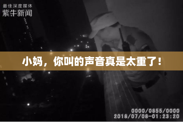 小妈，你叫的声音真是太重了！