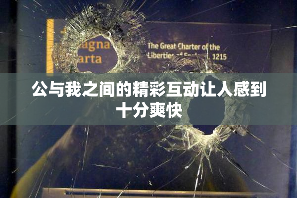 公与我之间的精彩互动让人感到十分爽快