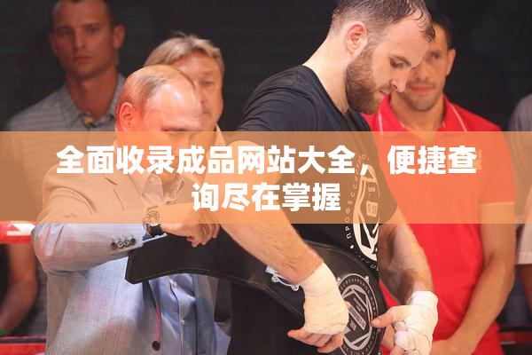 全面收录成品网站大全，便捷查询尽在掌握