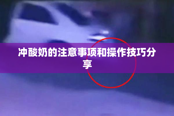 冲酸奶的注意事项和操作技巧分享