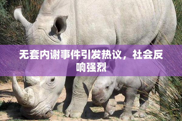 无套内谢事件引发热议，社会反响强烈