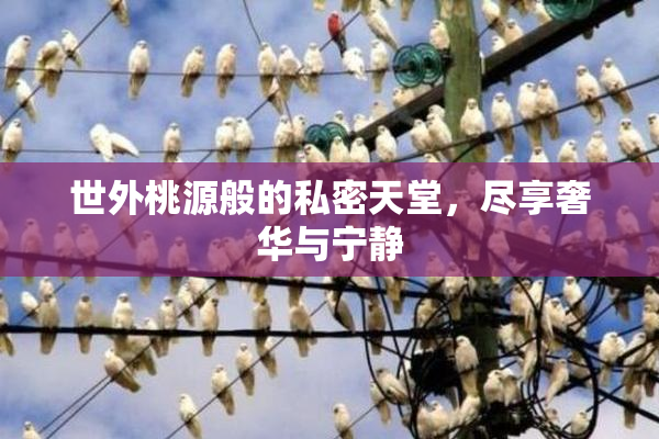世外桃源般的私密天堂，尽享奢华与宁静