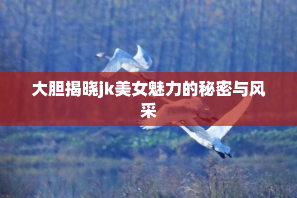 大胆揭晓jk美女魅力的秘密与风采