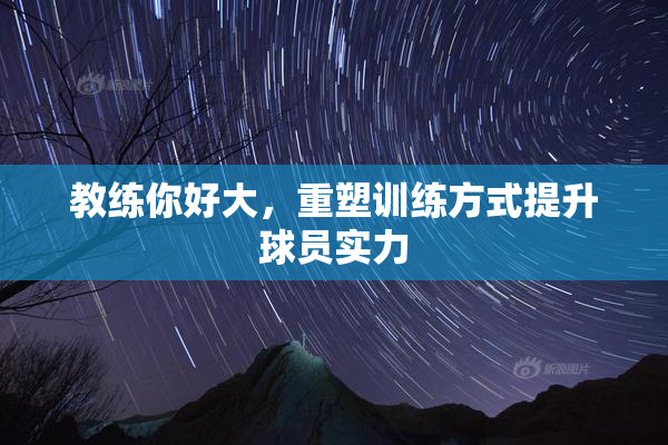 教练你好大，重塑训练方式提升球员实力