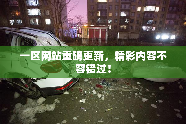 一区网站重磅更新，精彩内容不容错过！