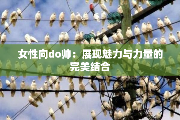 女性向do帅：展现魅力与力量的完美结合