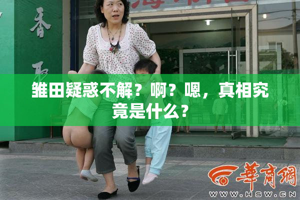 雏田疑惑不解？啊？嗯，真相究竟是什么？