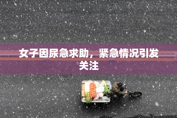 女子因尿急求助，紧急情况引发关注