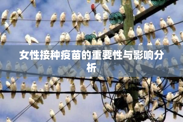 女性接种疫苗的重要性与影响分析