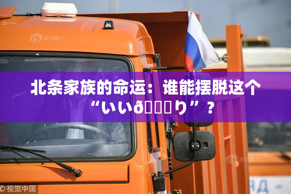 北条家族的命运：谁能摆脱这个“いい🍑り”？