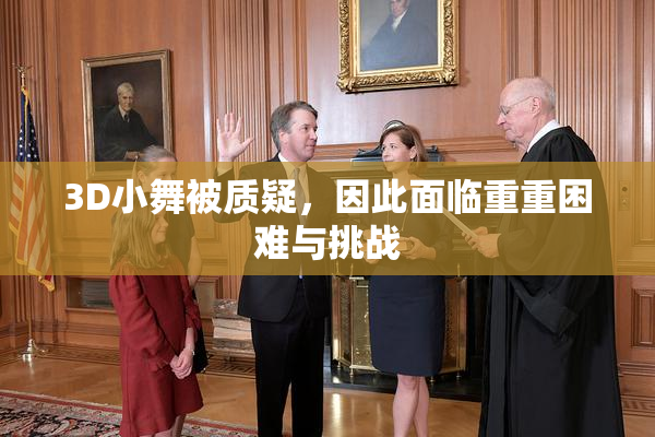 3D小舞被质疑，因此面临重重困难与挑战