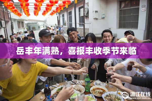 岳丰年满熟，喜报丰收季节来临