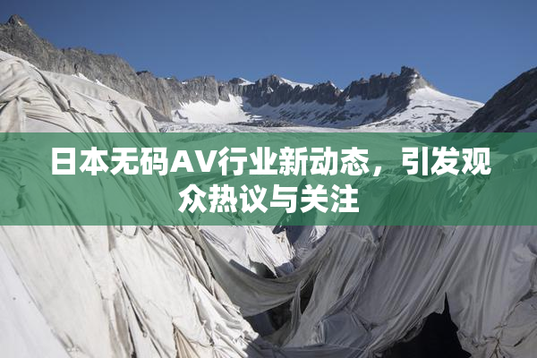 日本无码AV行业新动态，引发观众热议与关注