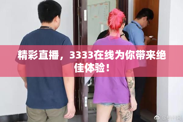 精彩直播，3333在线为你带来绝佳体验！