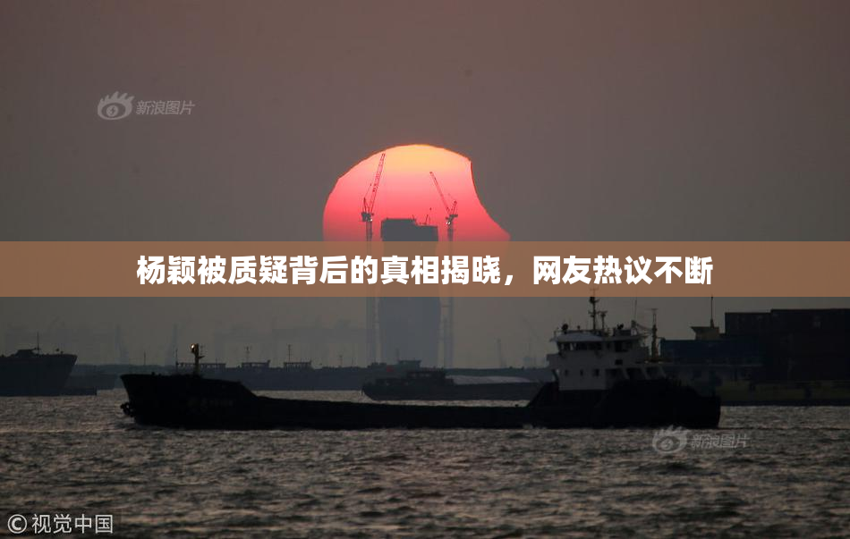 杨颖被质疑背后的真相揭晓，网友热议不断