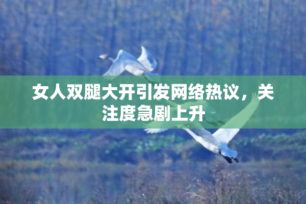 女人双腿大开引发网络热议，关注度急剧上升