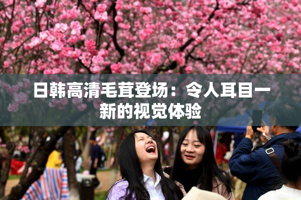日韩高清毛茸登场：令人耳目一新的视觉体验