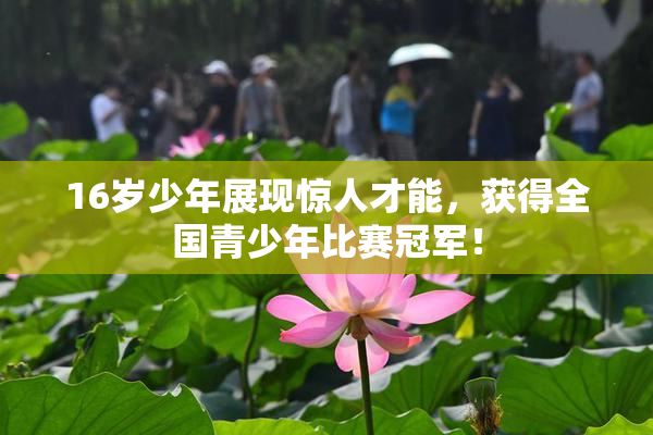 16岁少年展现惊人才能，获得全国青少年比赛冠军！