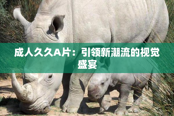 成人久久A片：引领新潮流的视觉盛宴